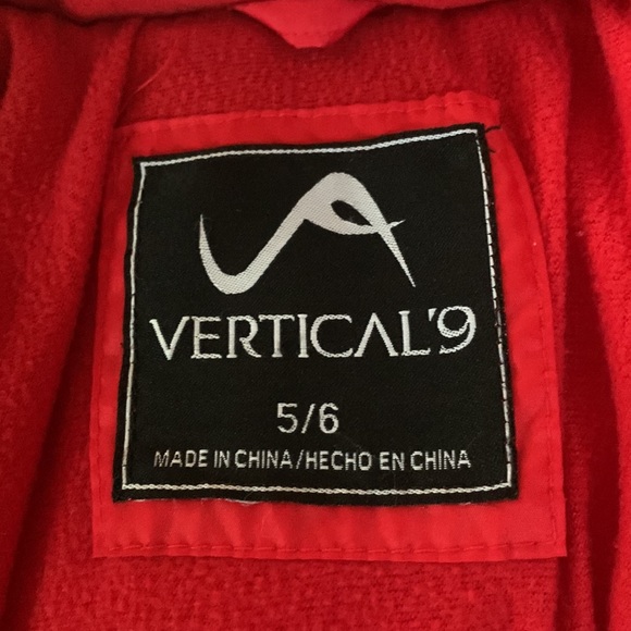 Vertical 9 boys size 5 6 red puffy winter jacket coat - Picture 8 of 8
